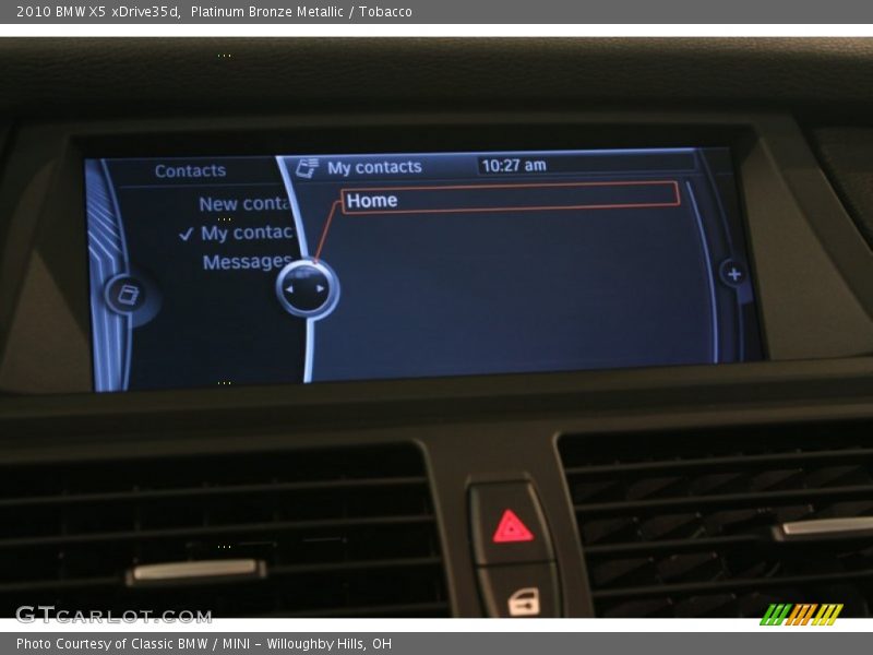 Platinum Bronze Metallic / Tobacco 2010 BMW X5 xDrive35d