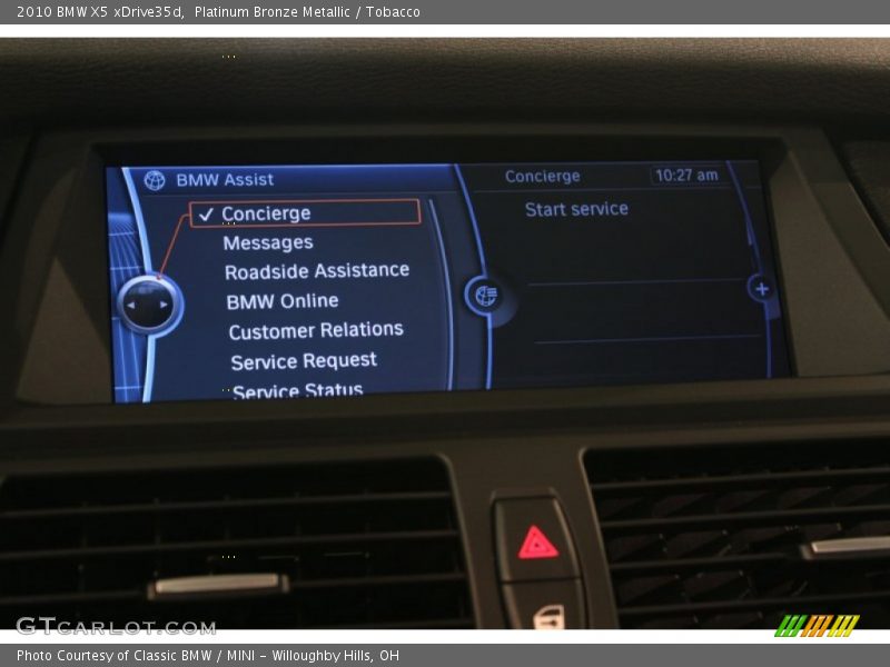 Platinum Bronze Metallic / Tobacco 2010 BMW X5 xDrive35d