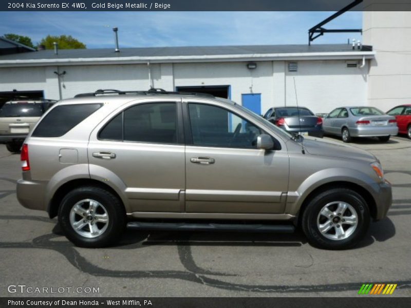Gold Beige Metallic / Beige 2004 Kia Sorento EX 4WD