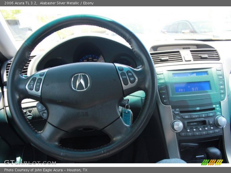 Alabaster Silver Metallic / Ebony 2006 Acura TL 3.2