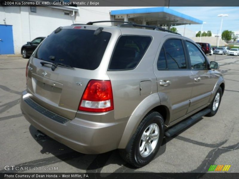 Gold Beige Metallic / Beige 2004 Kia Sorento EX 4WD