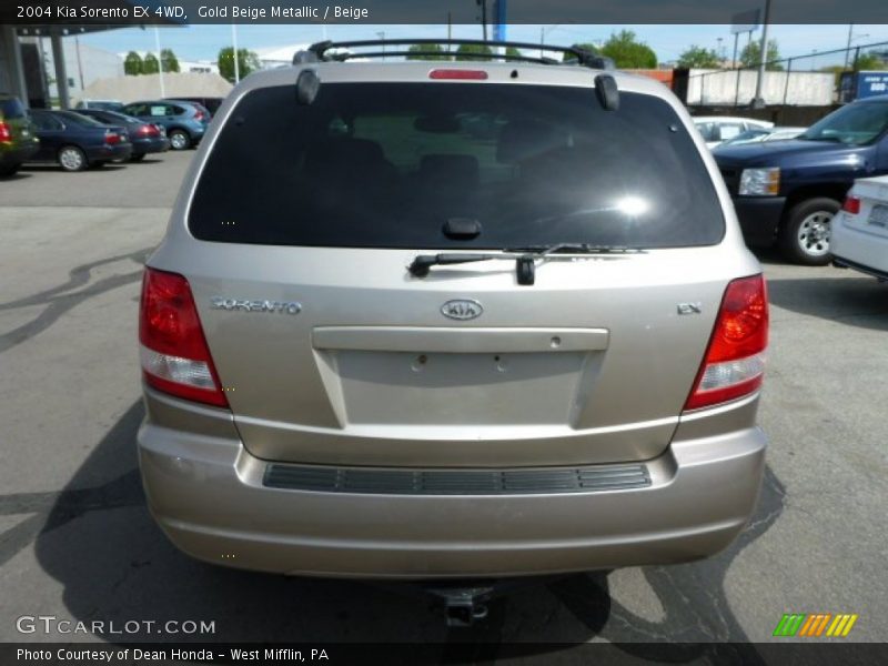 Gold Beige Metallic / Beige 2004 Kia Sorento EX 4WD