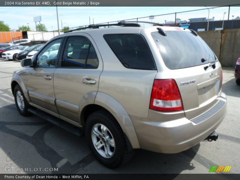 Gold Beige Metallic / Beige 2004 Kia Sorento EX 4WD