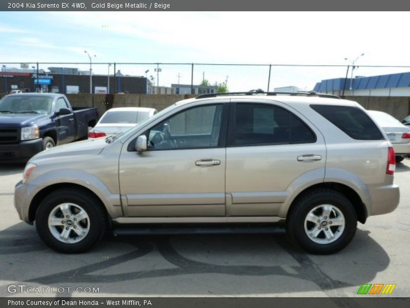 Gold Beige Metallic / Beige 2004 Kia Sorento EX 4WD