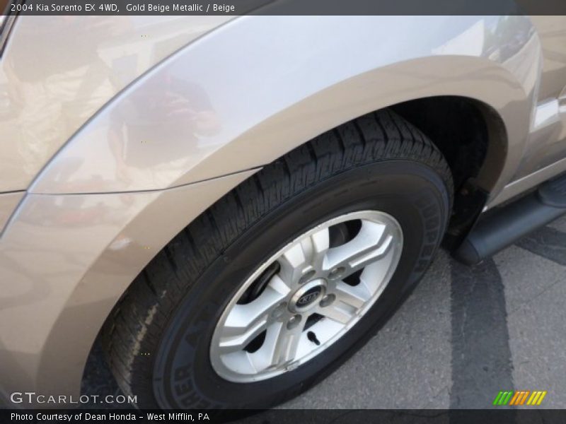 Gold Beige Metallic / Beige 2004 Kia Sorento EX 4WD