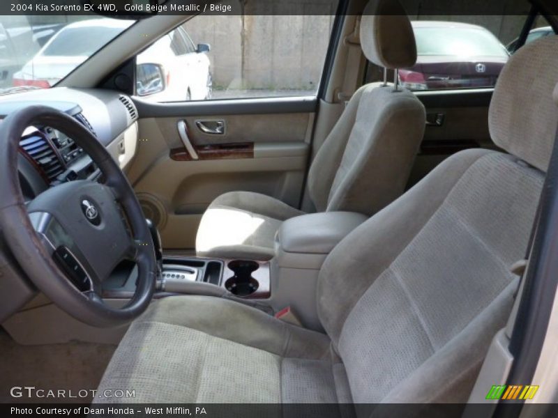 Gold Beige Metallic / Beige 2004 Kia Sorento EX 4WD