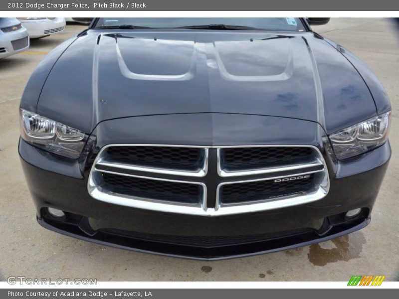 Pitch Black / Black 2012 Dodge Charger Police