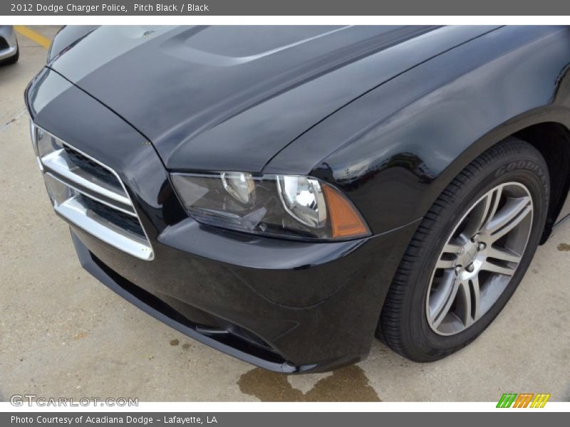 Pitch Black / Black 2012 Dodge Charger Police