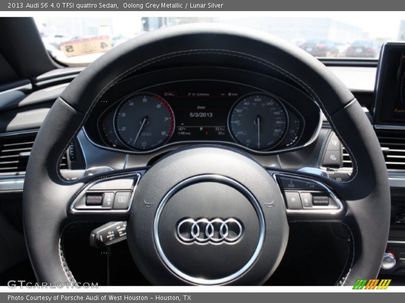 Oolong Grey Metallic / Lunar Silver 2013 Audi S6 4.0 TFSI quattro Sedan