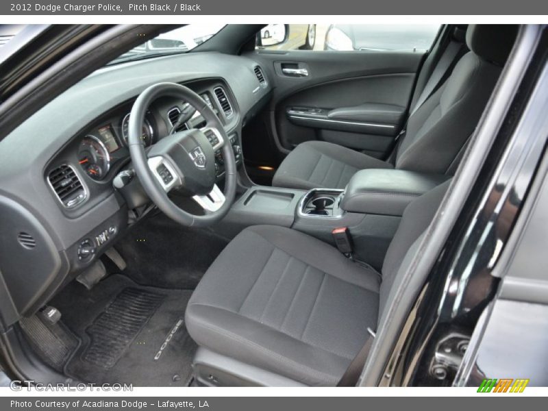  2012 Charger Police Black Interior