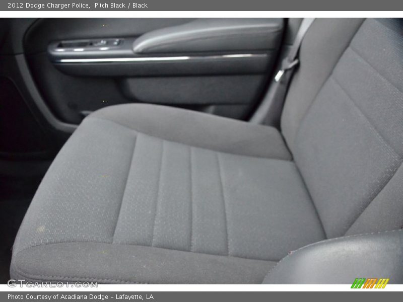 Pitch Black / Black 2012 Dodge Charger Police