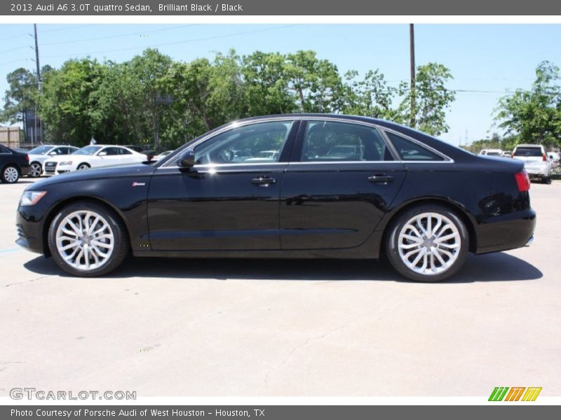 Brilliant Black / Black 2013 Audi A6 3.0T quattro Sedan