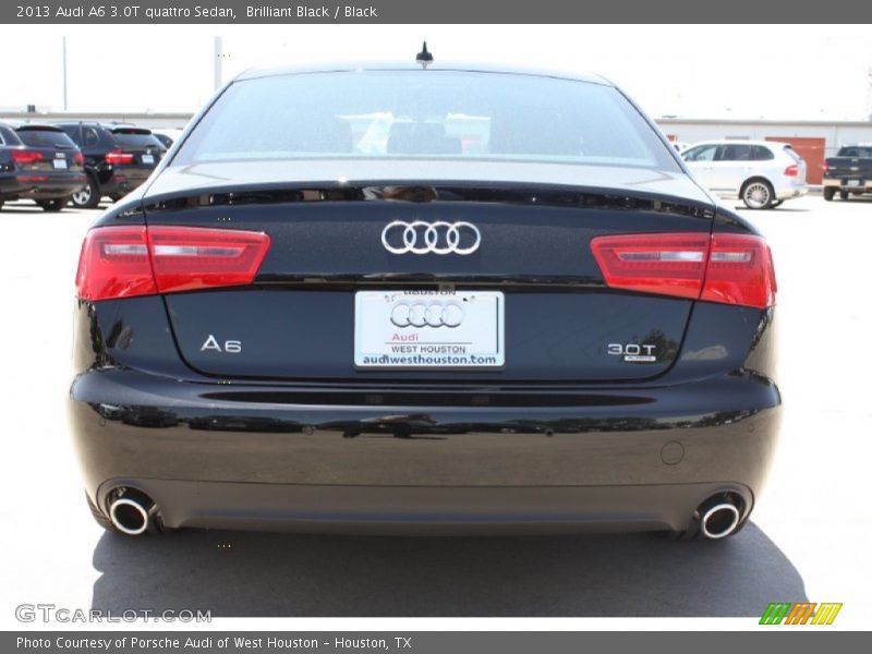 Brilliant Black / Black 2013 Audi A6 3.0T quattro Sedan