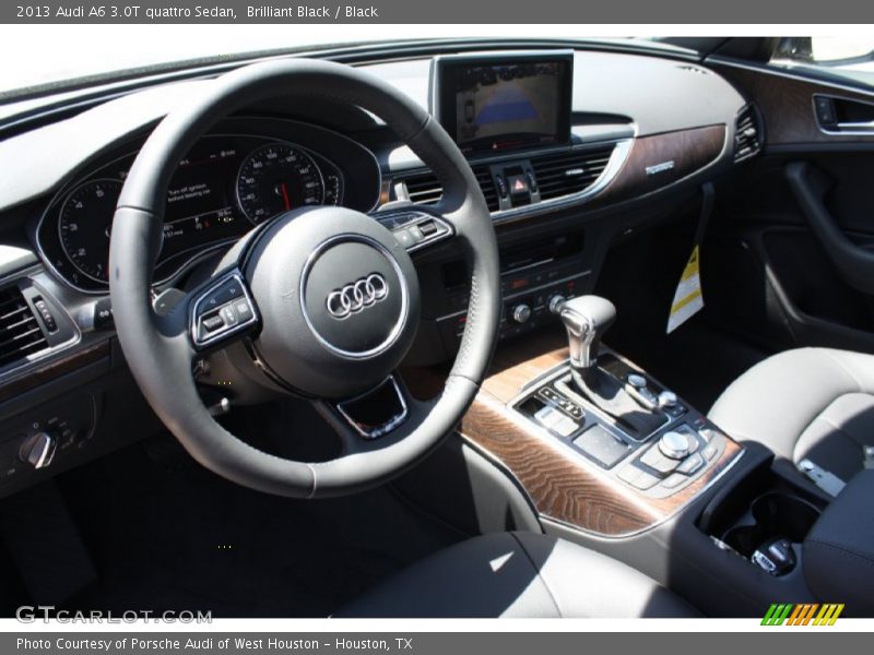 Brilliant Black / Black 2013 Audi A6 3.0T quattro Sedan