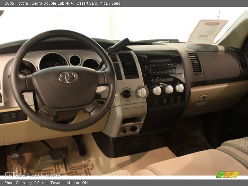 Desert Sand Mica / Sand 2009 Toyota Tundra Double Cab 4x4