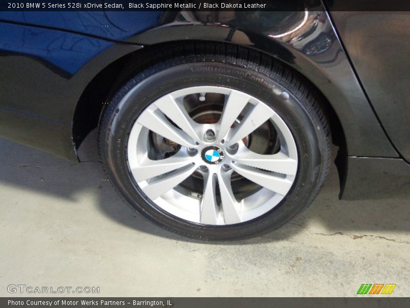 Black Sapphire Metallic / Black Dakota Leather 2010 BMW 5 Series 528i xDrive Sedan