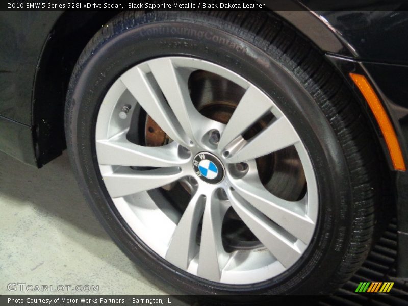 Black Sapphire Metallic / Black Dakota Leather 2010 BMW 5 Series 528i xDrive Sedan