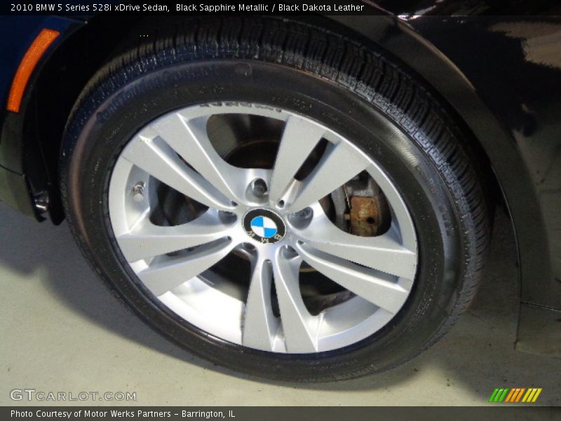 Black Sapphire Metallic / Black Dakota Leather 2010 BMW 5 Series 528i xDrive Sedan