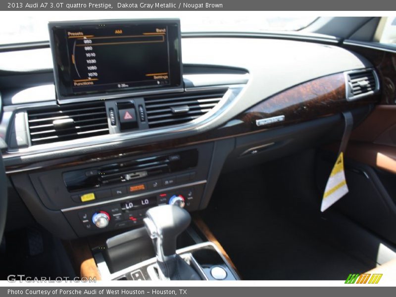 Dakota Gray Metallic / Nougat Brown 2013 Audi A7 3.0T quattro Prestige