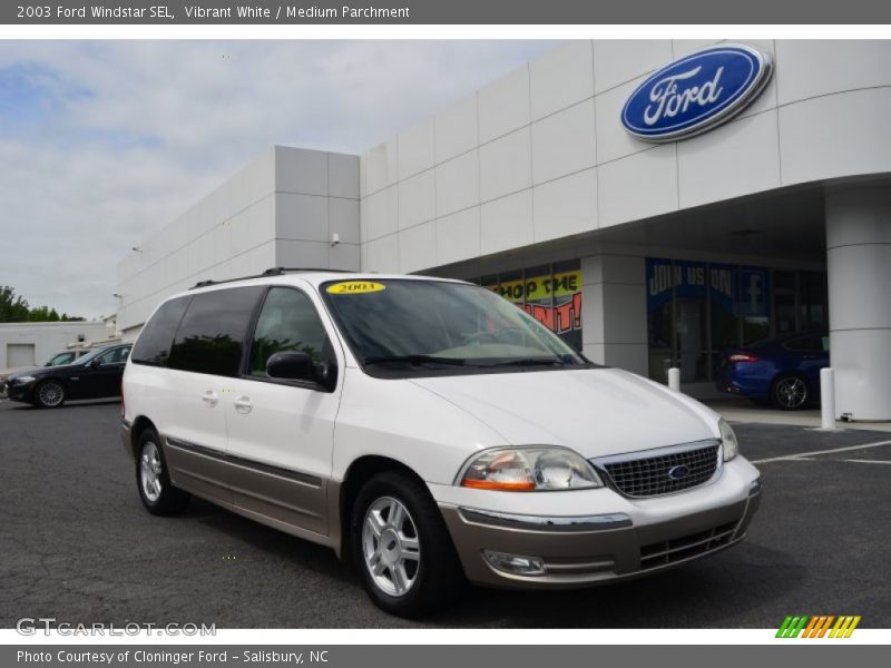 Vibrant White / Medium Parchment 2003 Ford Windstar SEL