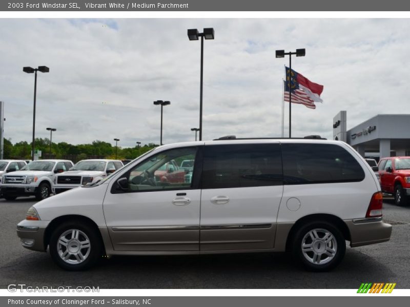 Vibrant White / Medium Parchment 2003 Ford Windstar SEL