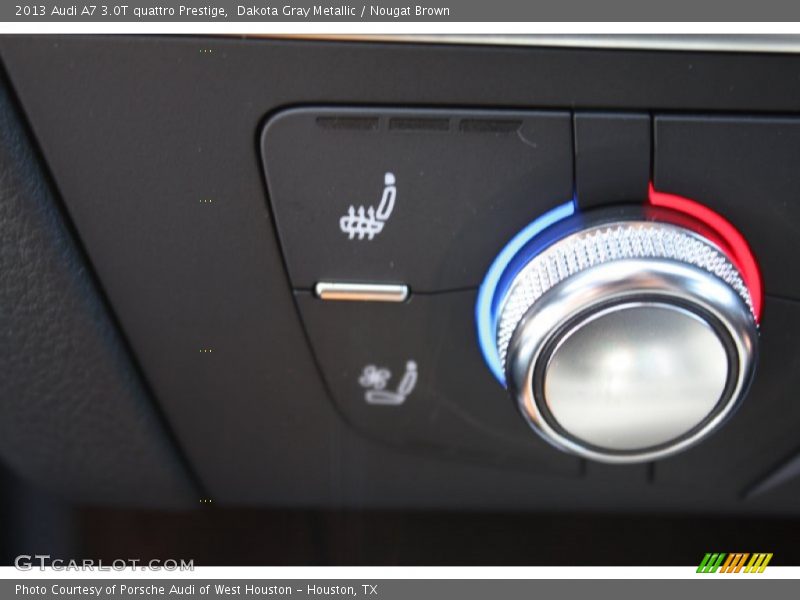 Dakota Gray Metallic / Nougat Brown 2013 Audi A7 3.0T quattro Prestige