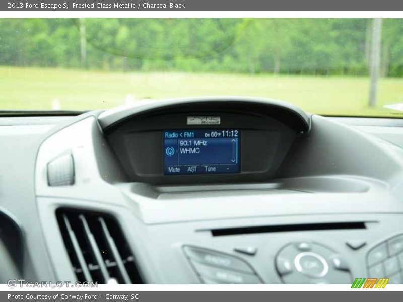 Frosted Glass Metallic / Charcoal Black 2013 Ford Escape S