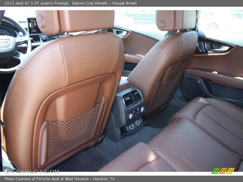 Dakota Gray Metallic / Nougat Brown 2013 Audi A7 3.0T quattro Prestige