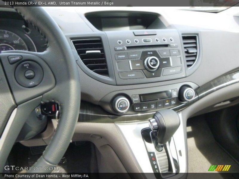 Urban Titanium Metallic / Beige 2013 Honda CR-V EX-L AWD