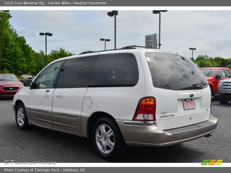 Vibrant White / Medium Parchment 2003 Ford Windstar SEL