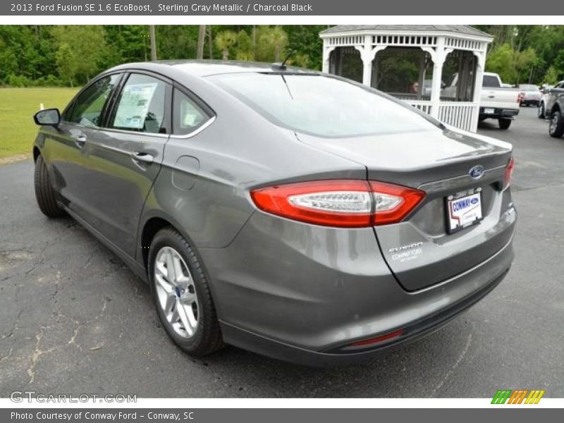 Sterling Gray Metallic / Charcoal Black 2013 Ford Fusion SE 1.6 EcoBoost