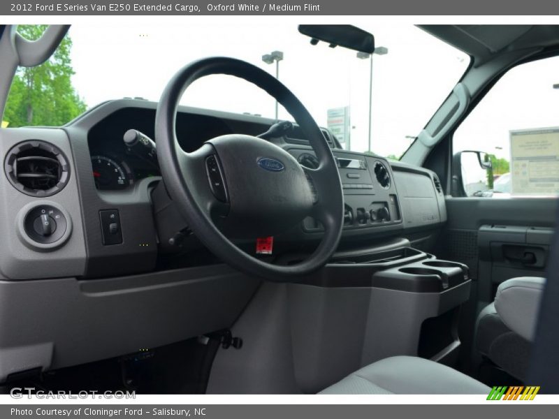 Oxford White / Medium Flint 2012 Ford E Series Van E250 Extended Cargo