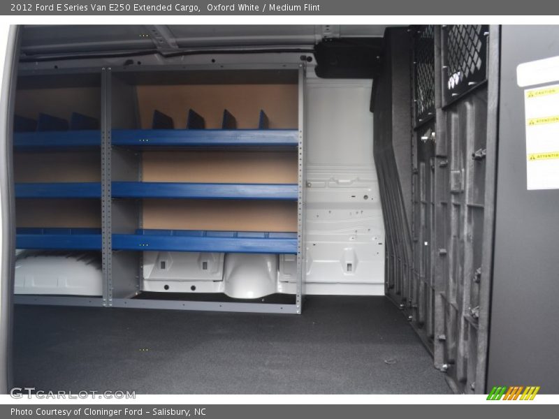 Oxford White / Medium Flint 2012 Ford E Series Van E250 Extended Cargo