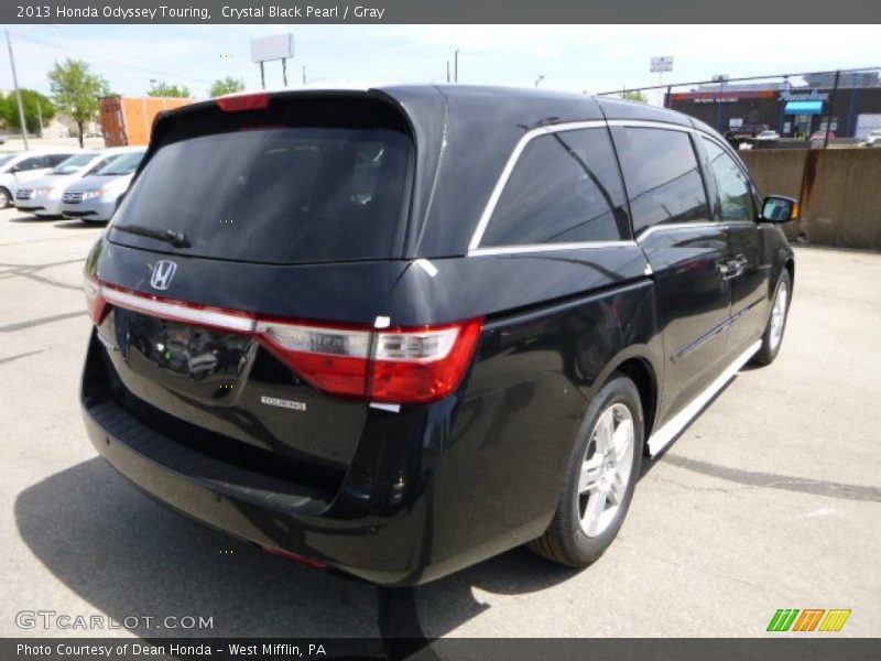 Crystal Black Pearl / Gray 2013 Honda Odyssey Touring