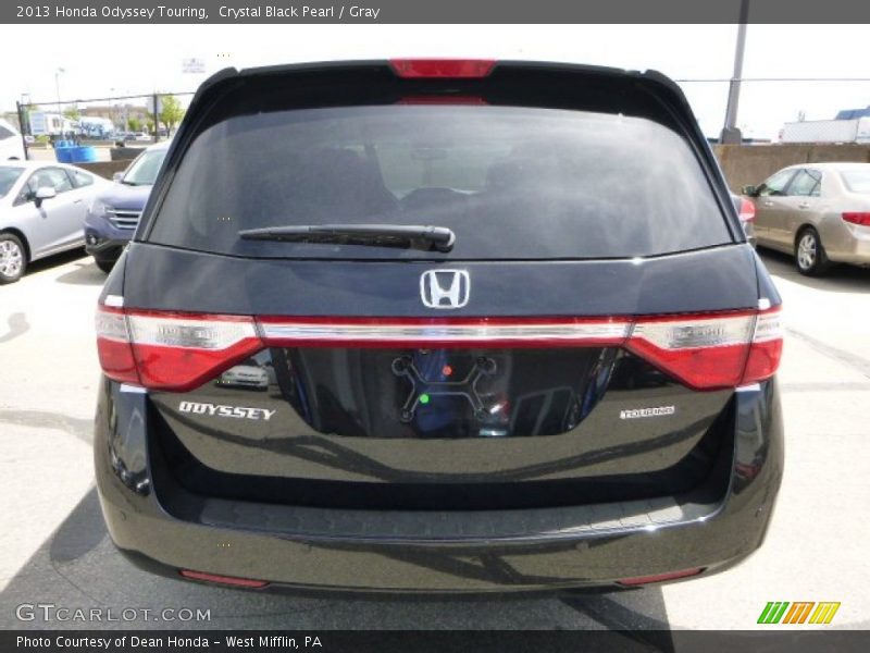 Crystal Black Pearl / Gray 2013 Honda Odyssey Touring