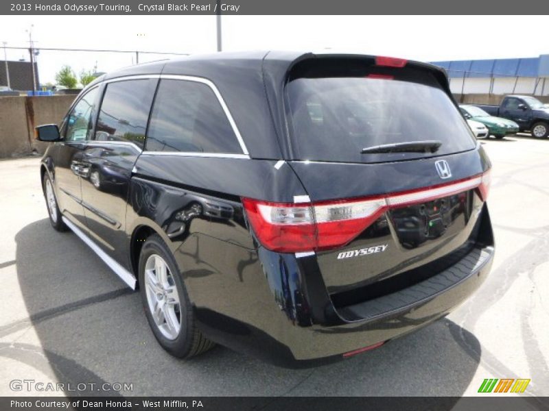 Crystal Black Pearl / Gray 2013 Honda Odyssey Touring