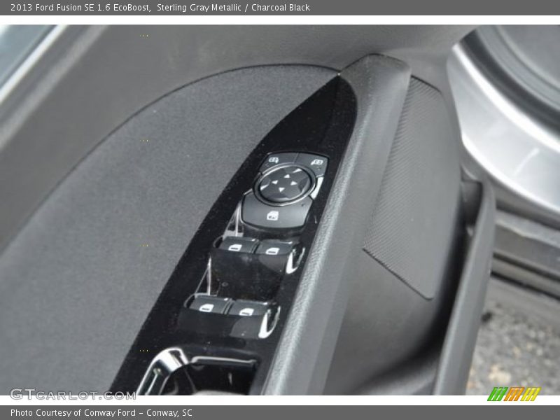 Sterling Gray Metallic / Charcoal Black 2013 Ford Fusion SE 1.6 EcoBoost