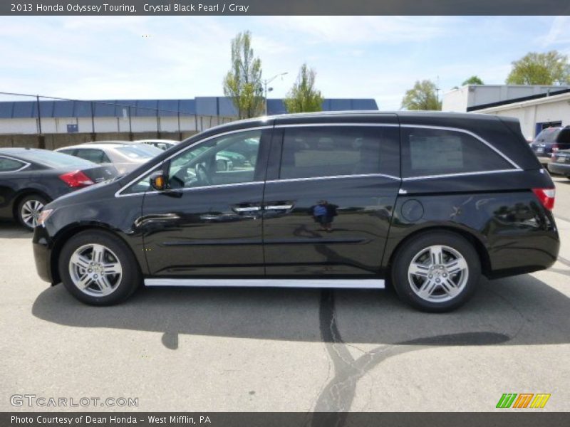 Crystal Black Pearl / Gray 2013 Honda Odyssey Touring