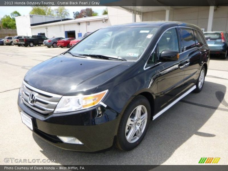 Crystal Black Pearl / Gray 2013 Honda Odyssey Touring