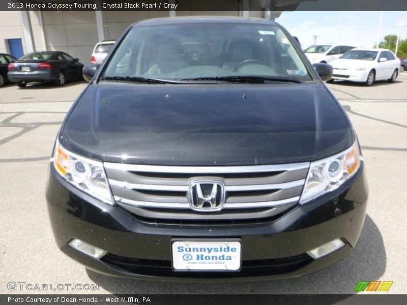 Crystal Black Pearl / Gray 2013 Honda Odyssey Touring