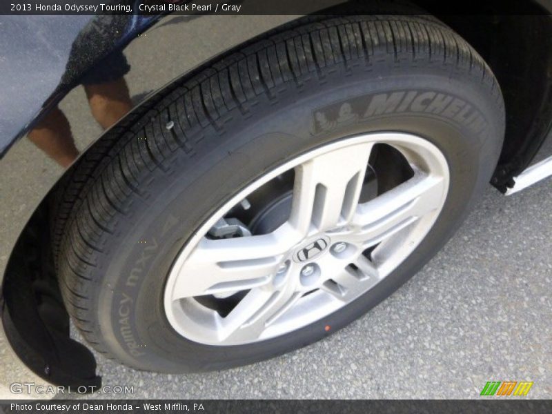 Crystal Black Pearl / Gray 2013 Honda Odyssey Touring