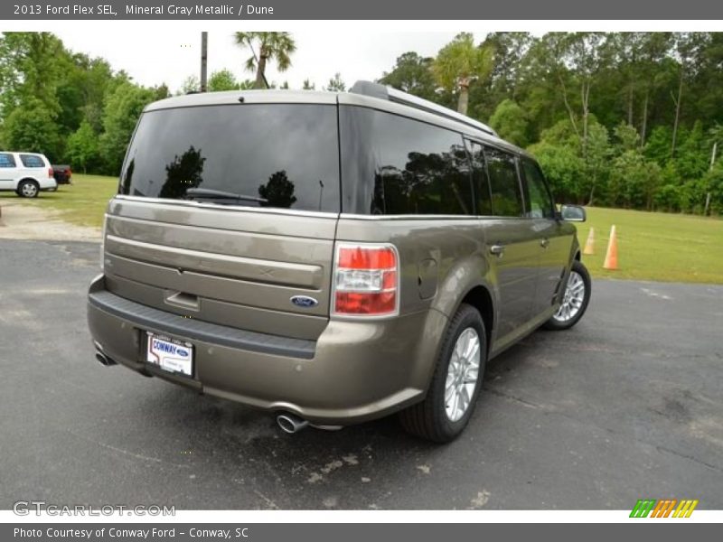 Mineral Gray Metallic / Dune 2013 Ford Flex SEL