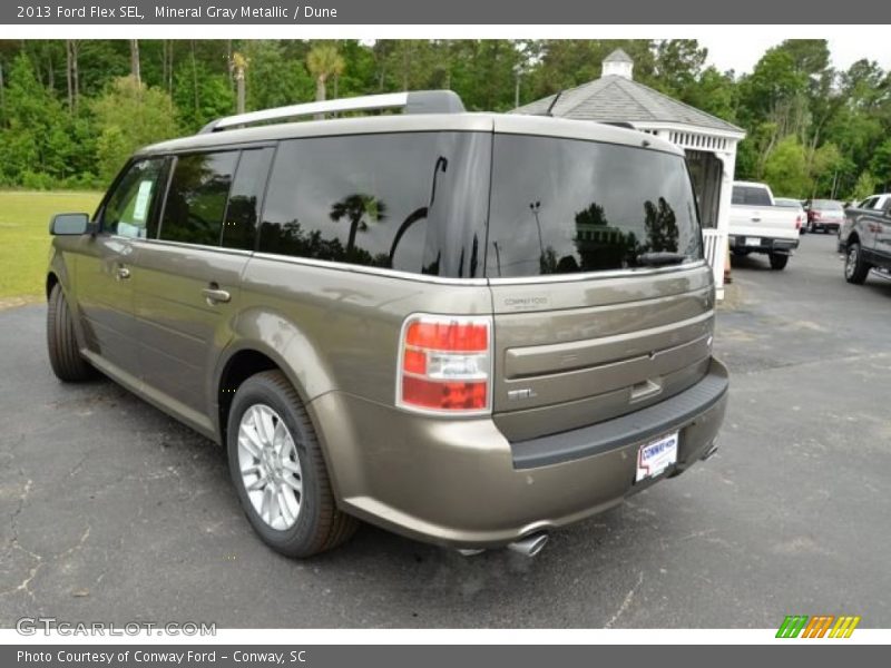 Mineral Gray Metallic / Dune 2013 Ford Flex SEL