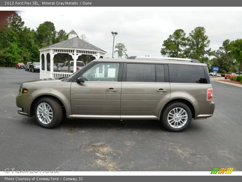 Mineral Gray Metallic / Dune 2013 Ford Flex SEL