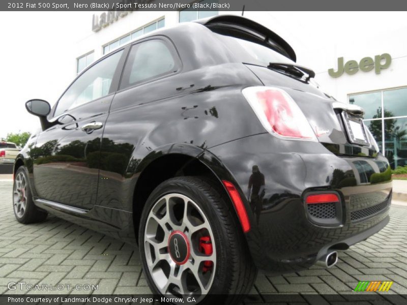 Nero (Black) / Sport Tessuto Nero/Nero (Black/Black) 2012 Fiat 500 Sport