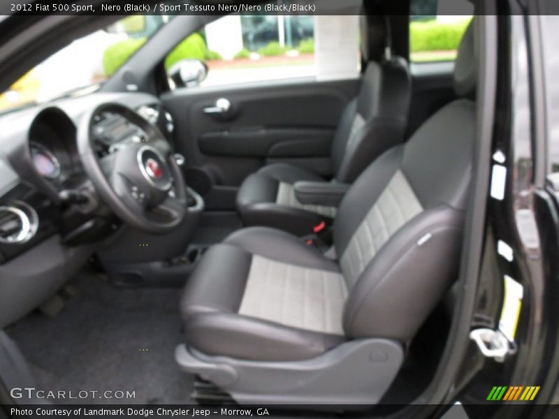 Nero (Black) / Sport Tessuto Nero/Nero (Black/Black) 2012 Fiat 500 Sport