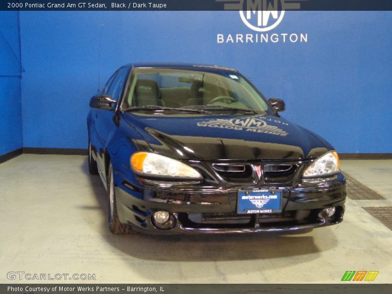 Black / Dark Taupe 2000 Pontiac Grand Am GT Sedan