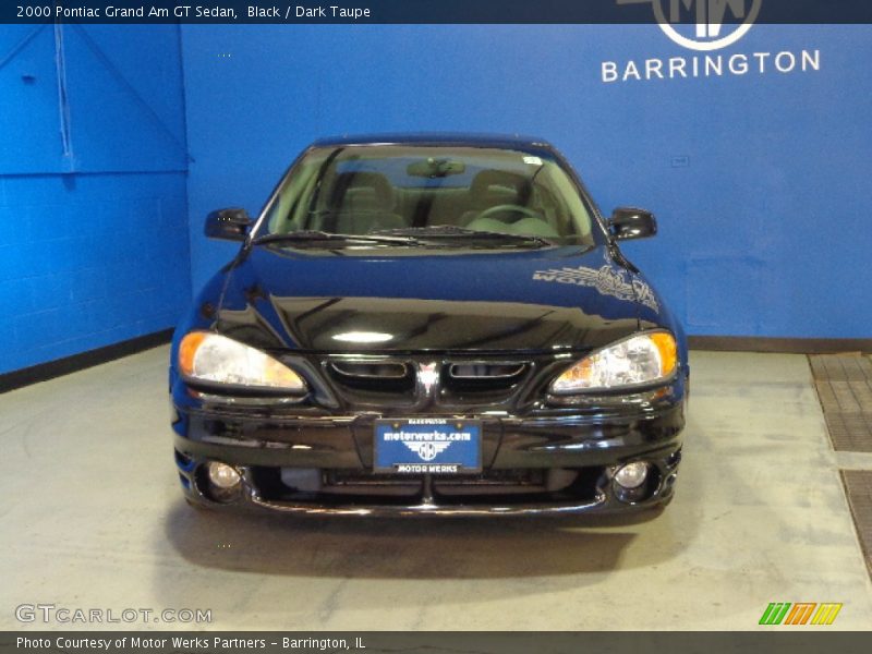 Black / Dark Taupe 2000 Pontiac Grand Am GT Sedan