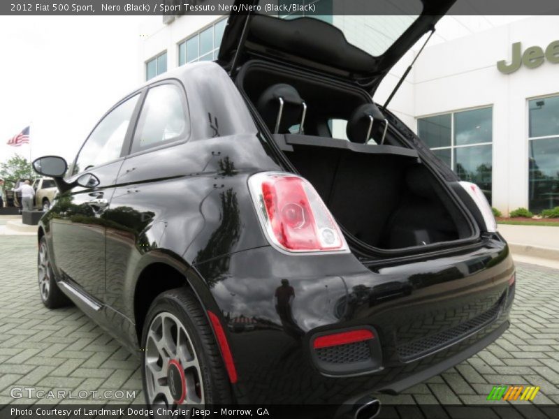 Nero (Black) / Sport Tessuto Nero/Nero (Black/Black) 2012 Fiat 500 Sport