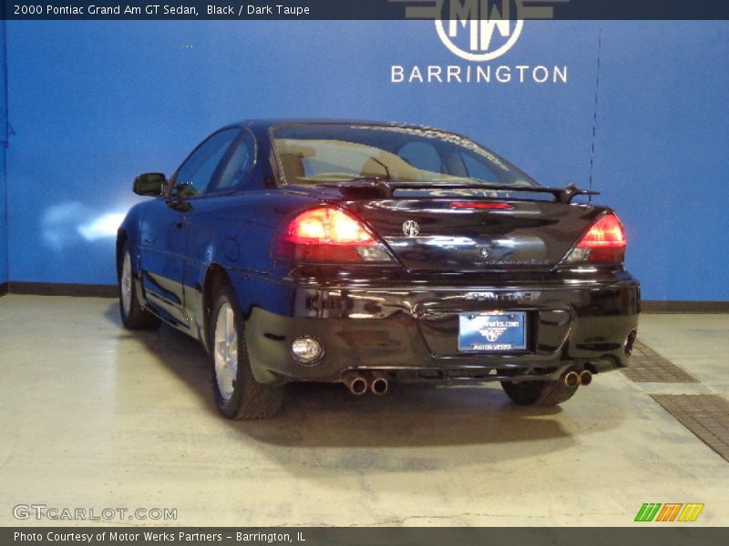 Black / Dark Taupe 2000 Pontiac Grand Am GT Sedan